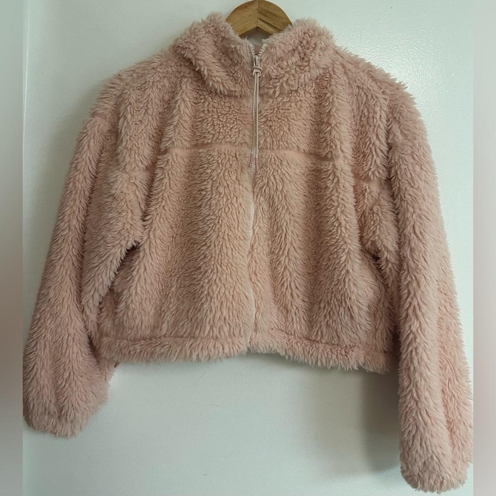 BDG Pink Teddy Jacket